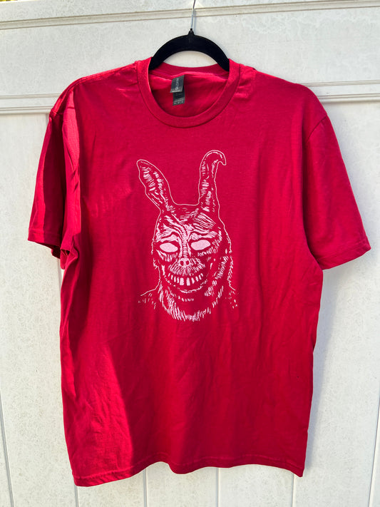 Frank the Rabbit - screen print t-shirt MEDIUM Men's Donnie Darko