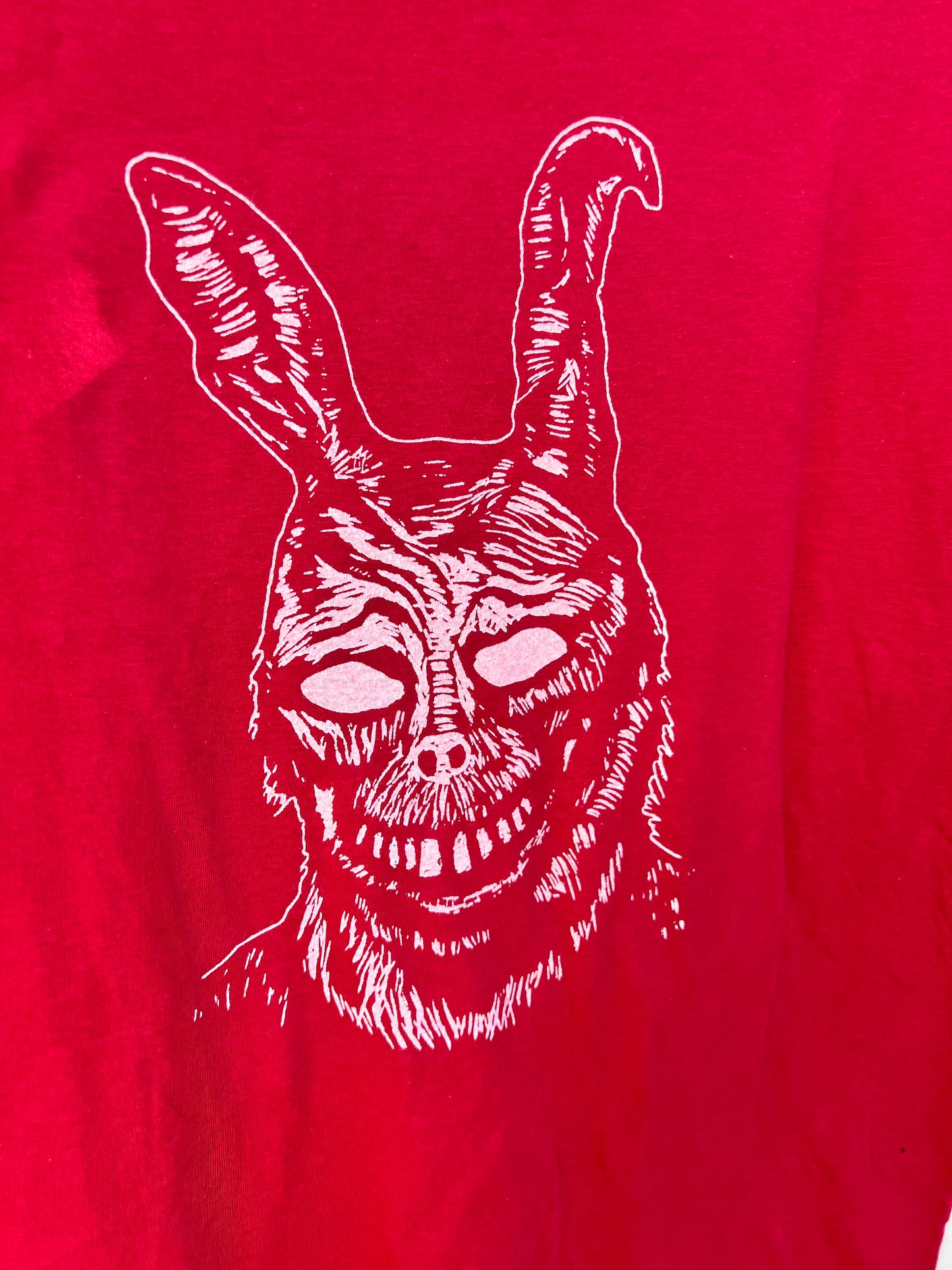 Frank the Rabbit - screen print t-shirt MEDIUM Men's Donnie Darko