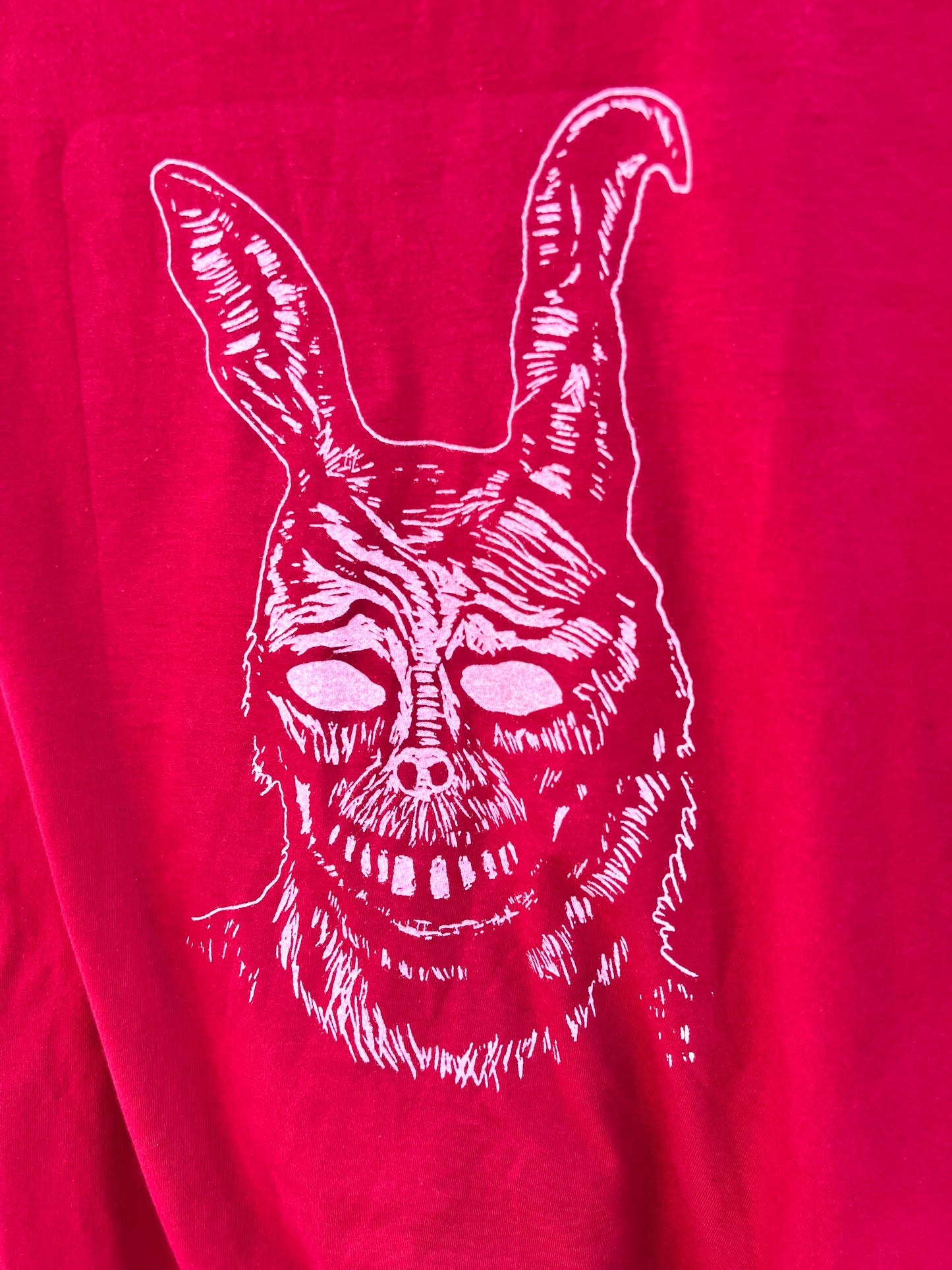 Frank the Rabbit - screen print t-shirt XL Men's Donnie Darko