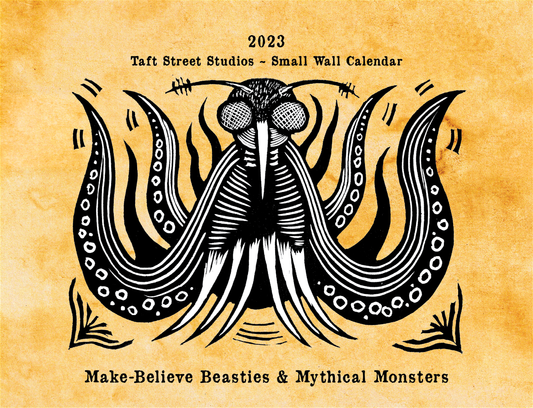 2023 Small Wall Calendar :: Make-Believe Beasties & Mythical Monsters