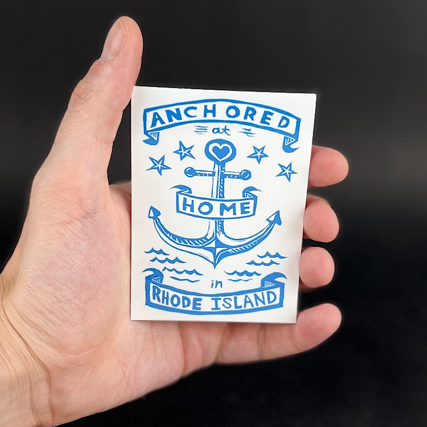 Anchored Home in RI- sticker