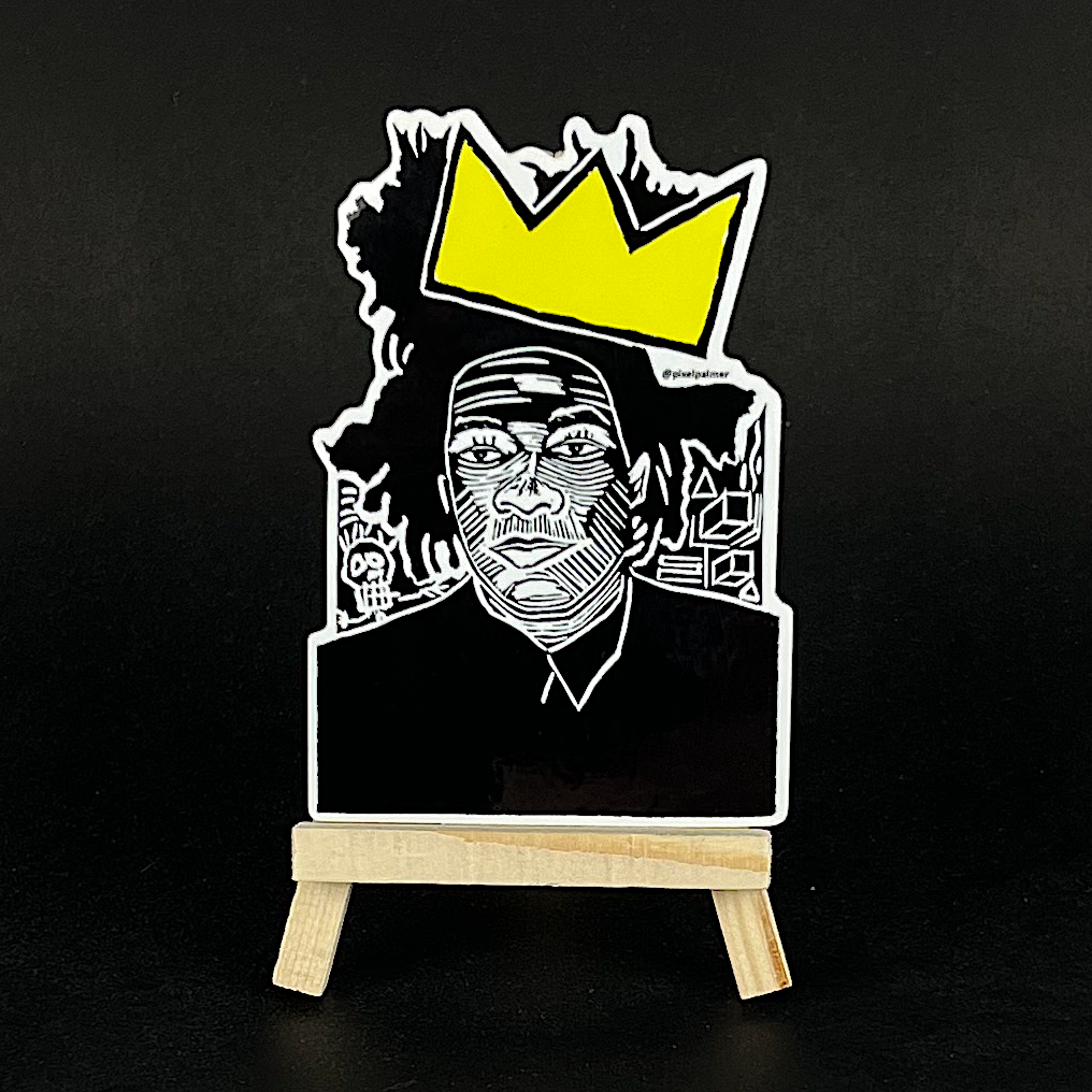 Basquait - sticker