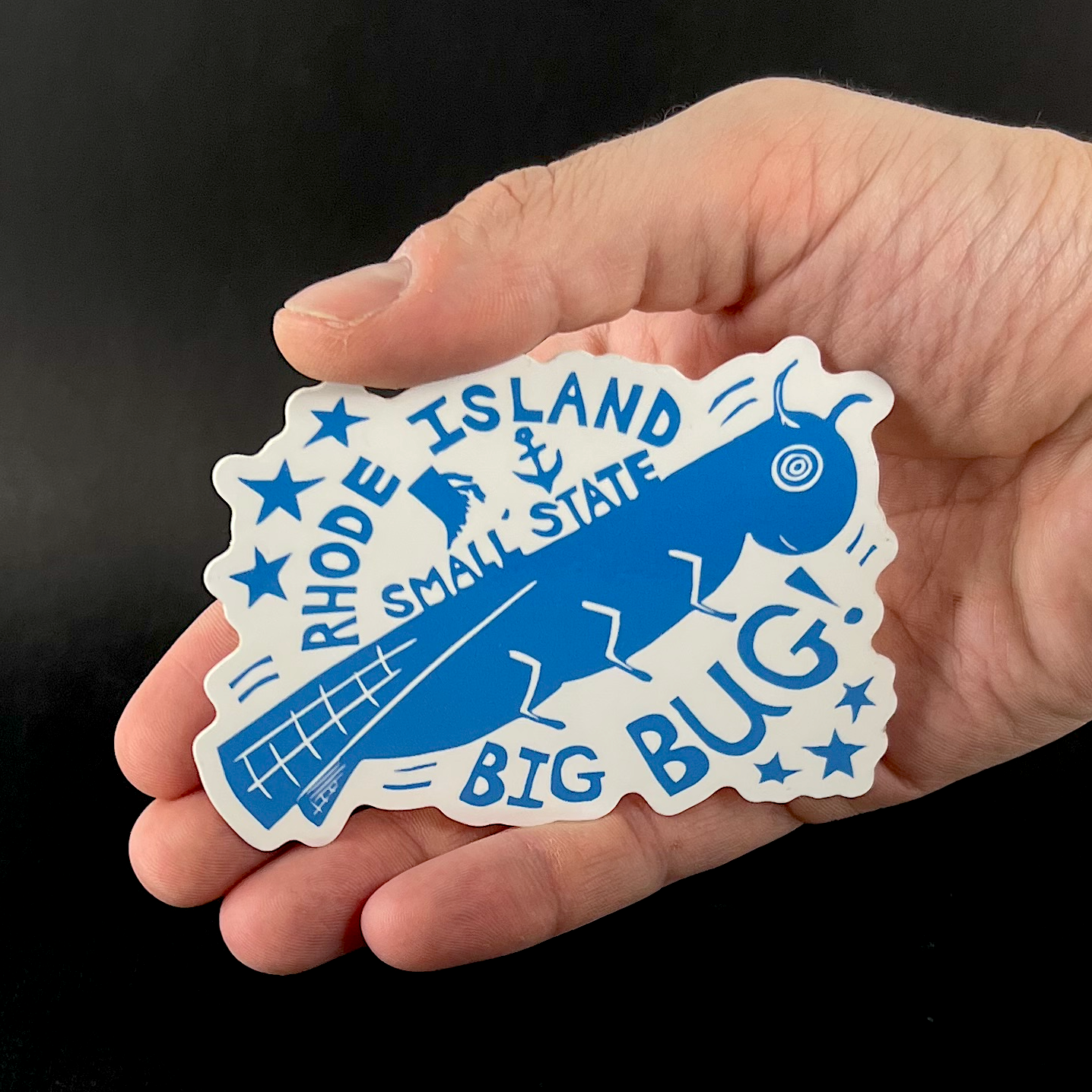 Small State, Big Bug - sticker