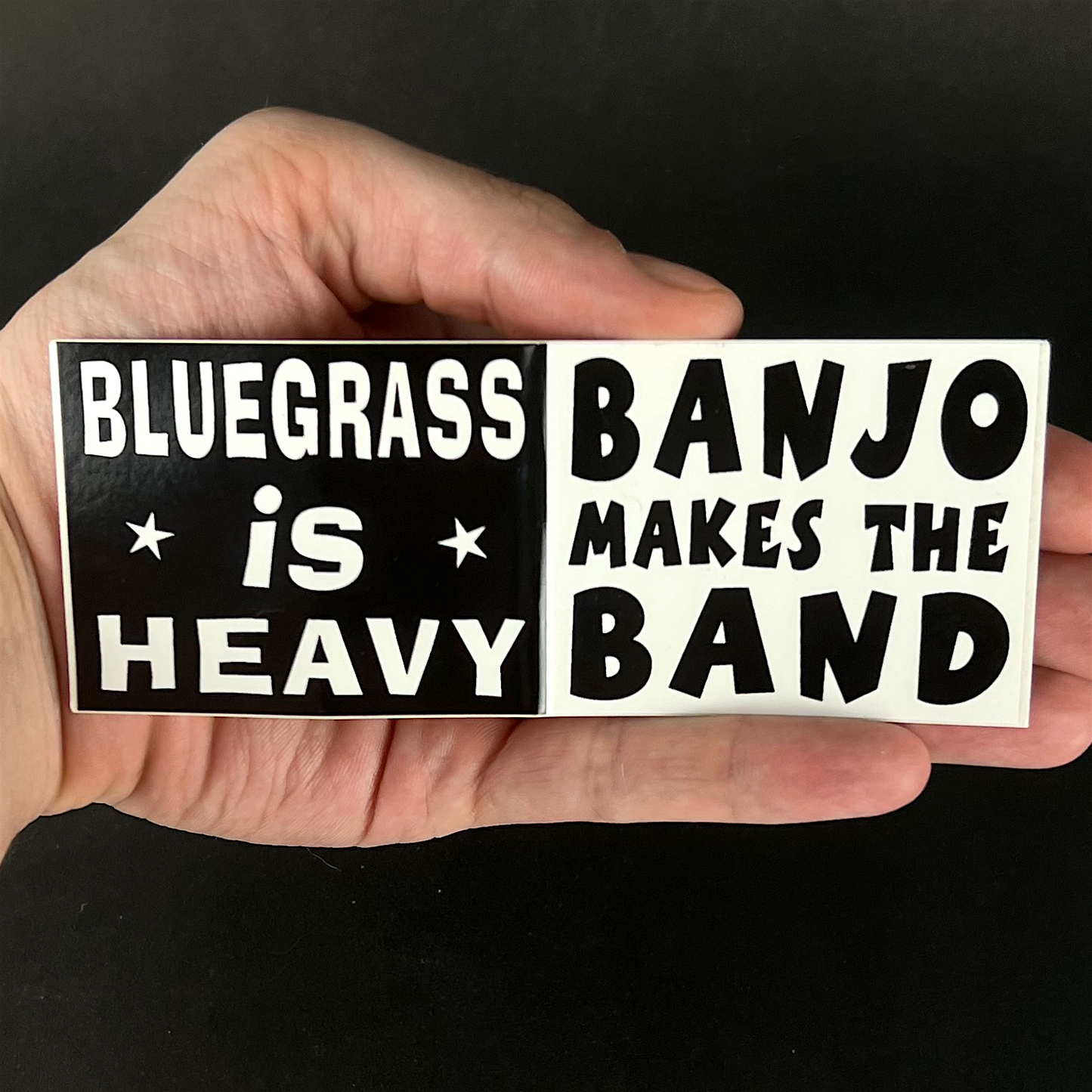 Bluegrass & Banjos - sticker