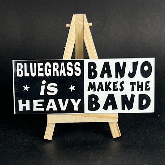 Bluegrass & Banjos - sticker