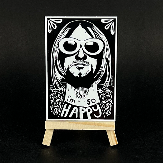 Kurt Cobain - sticker