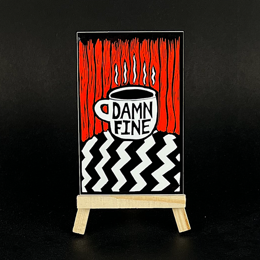 Damn Fine- sticker