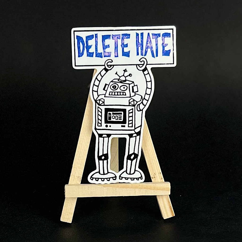 Delete Hate - sticker