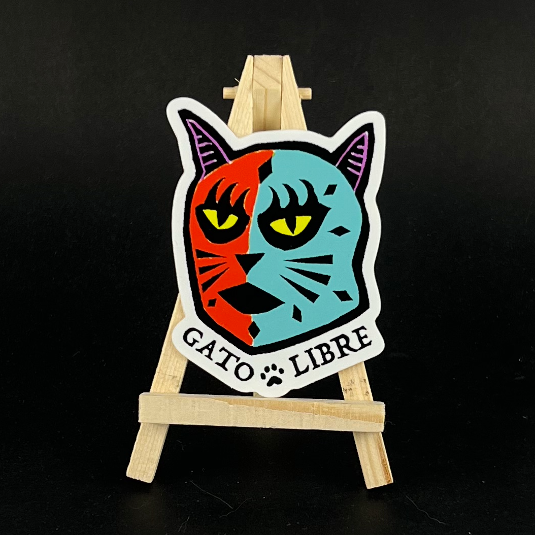 Gato Libre- sticker