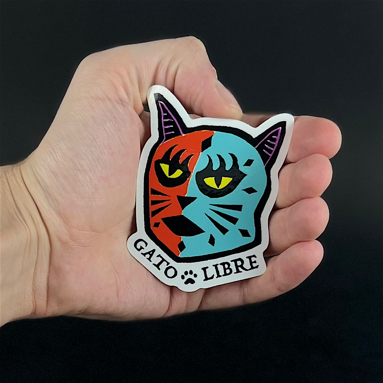 Gato Libre- sticker