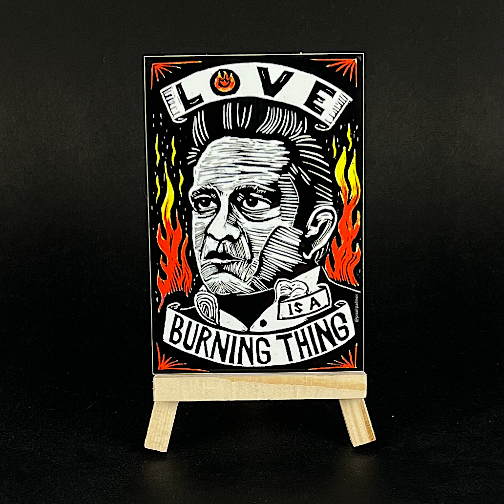 Johnny Cash - sticker