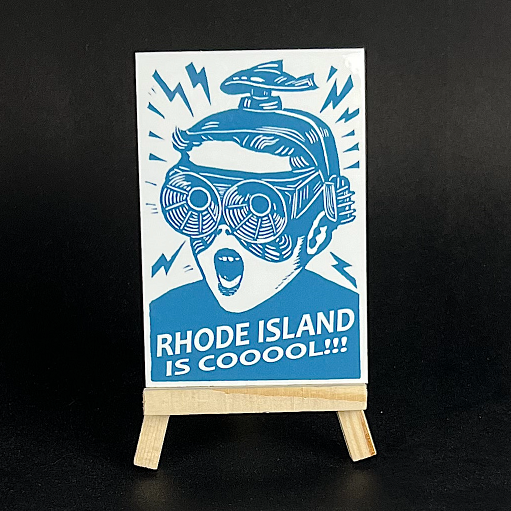 Rhode Island is COOOOL - sticker