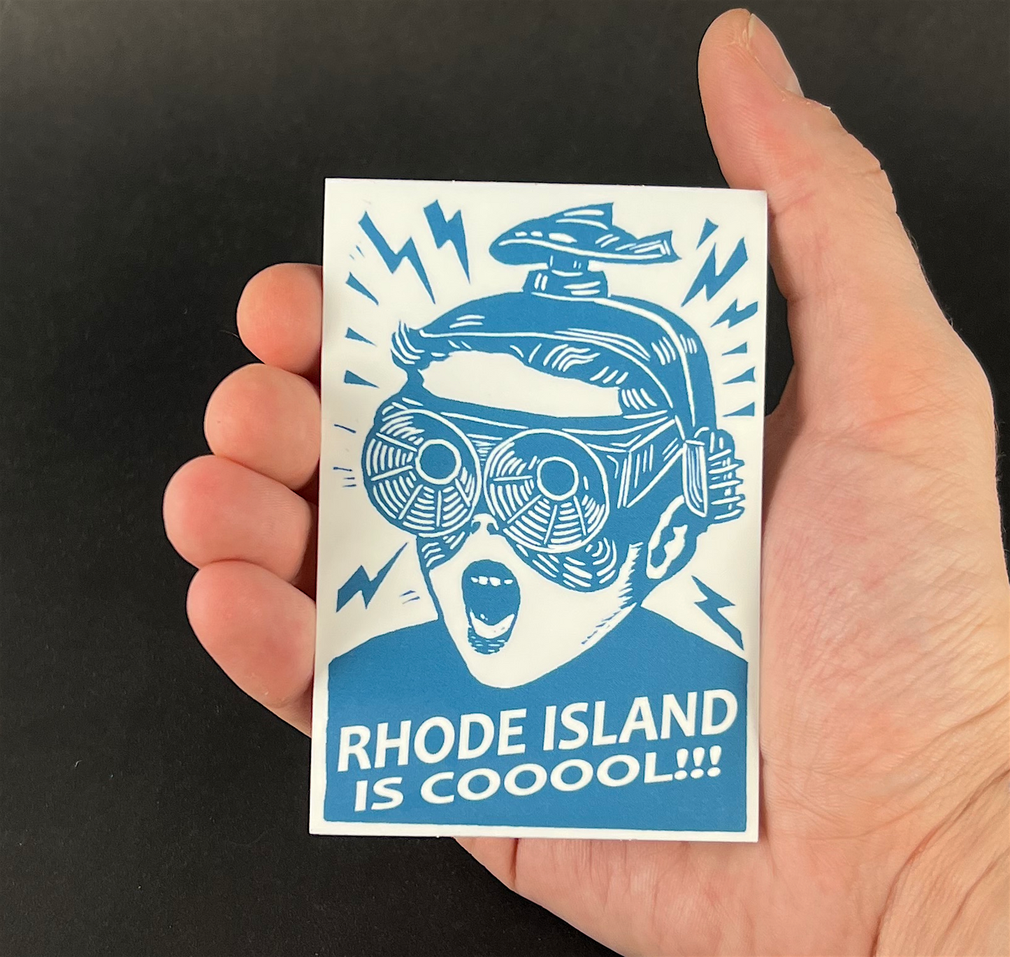 Rhode Island is COOOOL - sticker