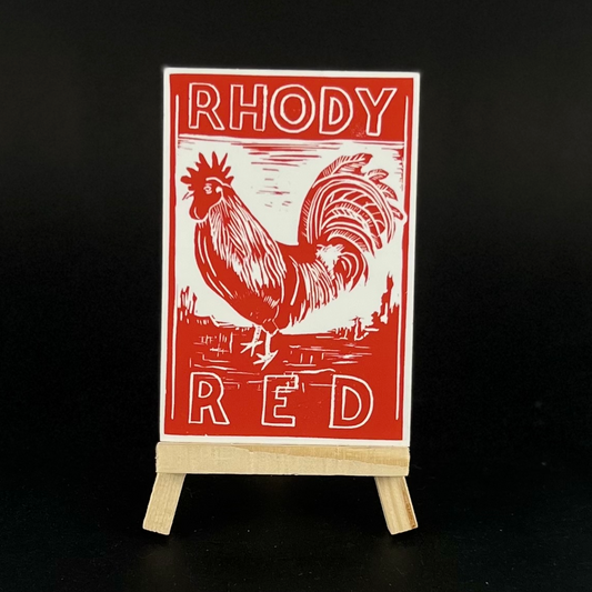 Rhody Red - sticker