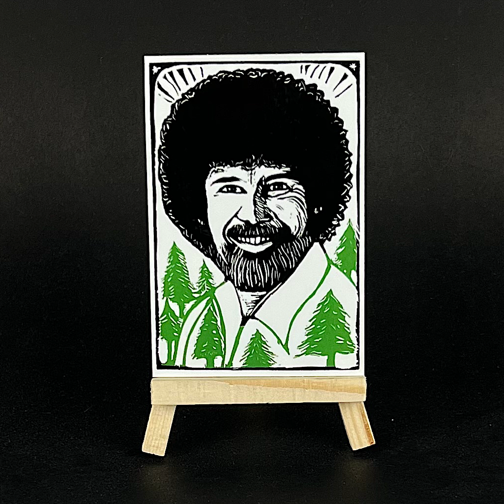 Bob Ross- sticker