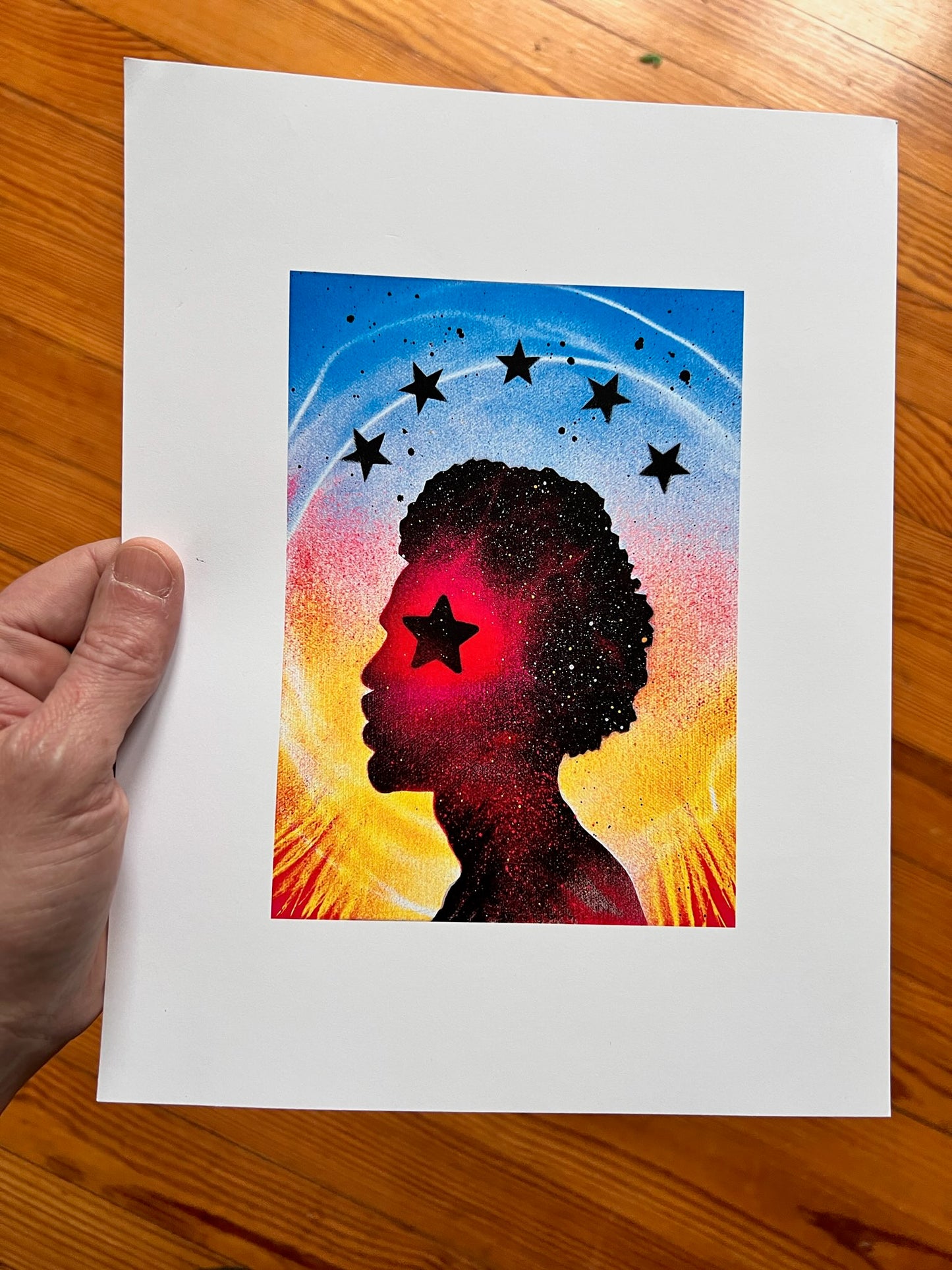 Starry Eyes - Print (from original painting)