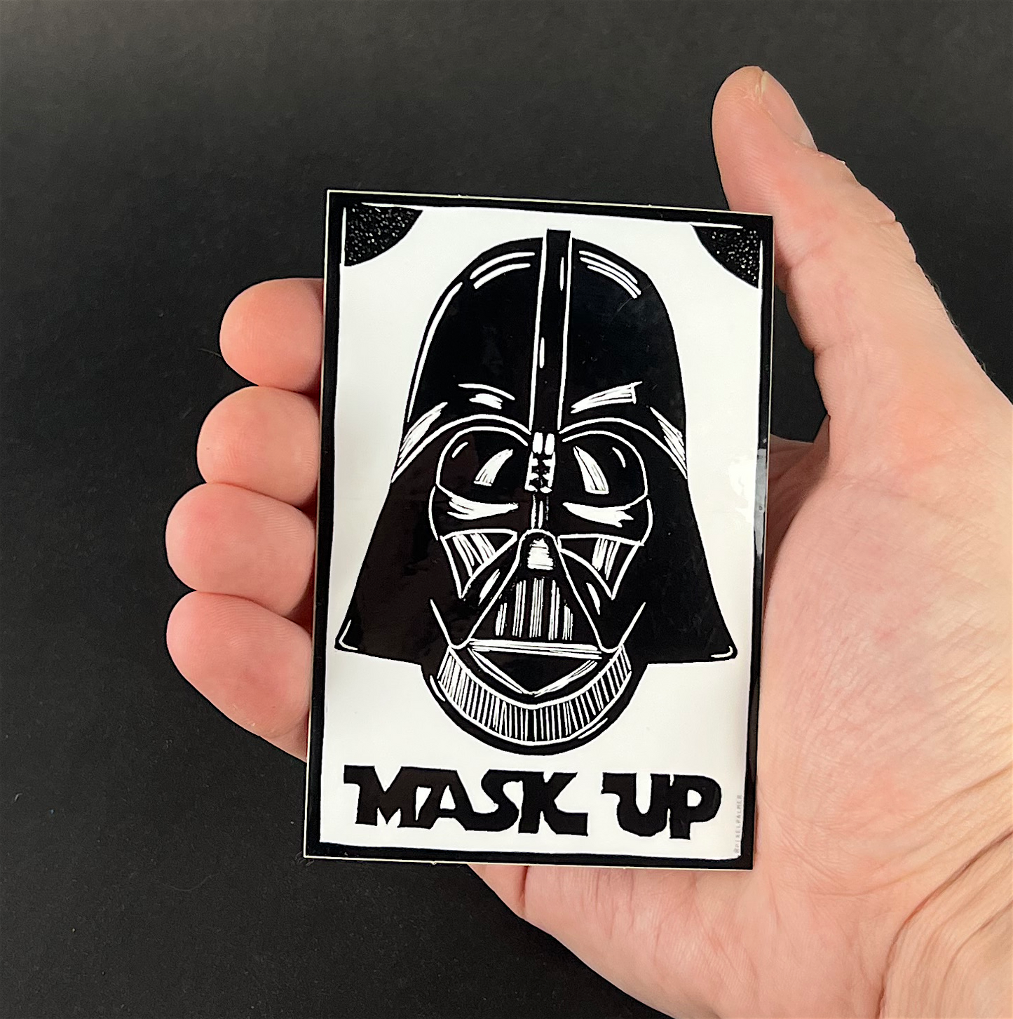 Darth Vader (Mask Up) - sticker