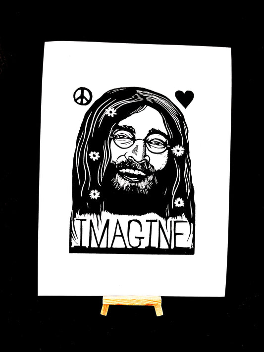 John Lennon IMAGINE - Screen Print