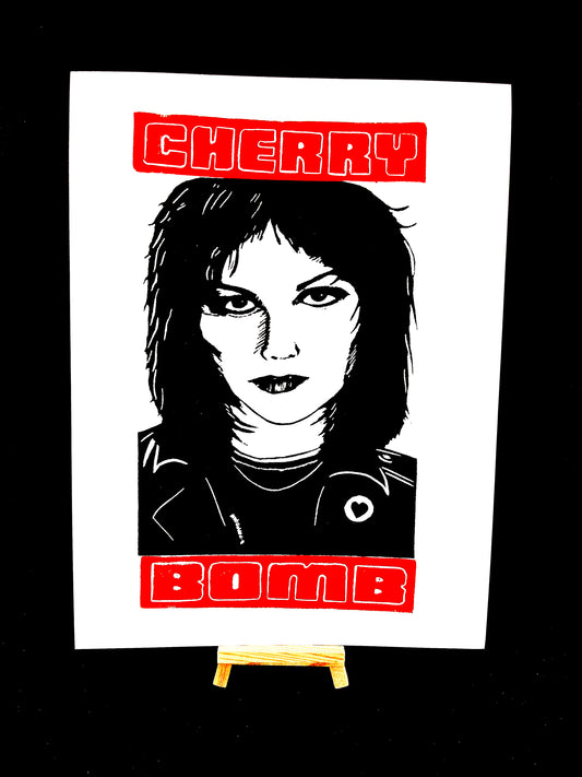 Joan Jett CHERRY BOMB - Screen Print