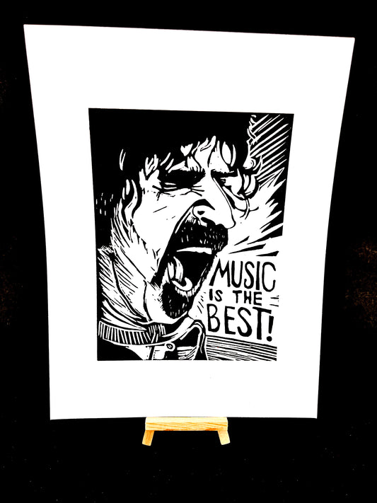 Frank Zappa "Music is the Best!" - Screen Print