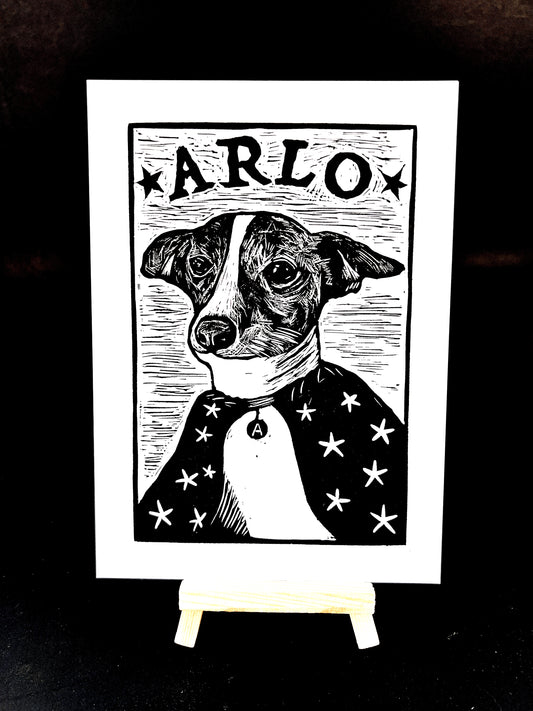 Arlo the Amazing (pet portrait)