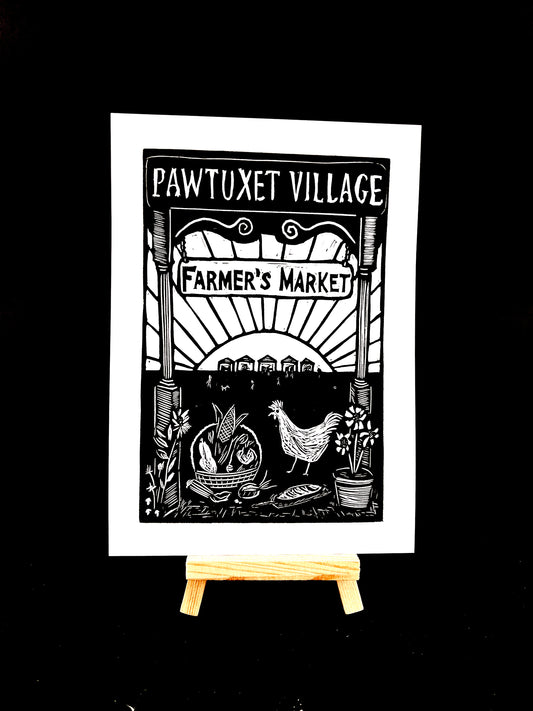 Pawtuxet Village Farmer's Market (commissioned art)
