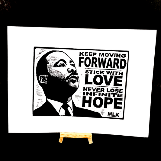 Martin Luther King MLK - Screen Print